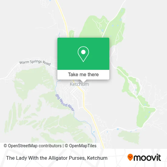 The Lady With the Alligator Purses map