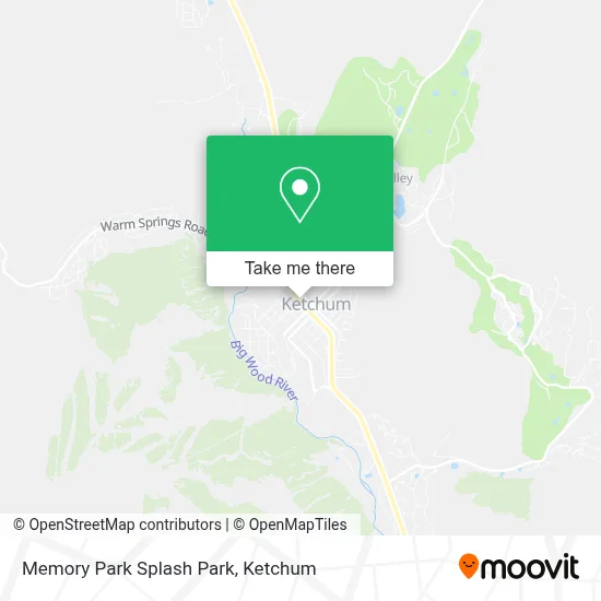 Memory Park Splash Park map