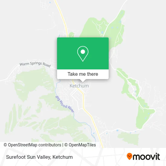 Surefoot Sun Valley map