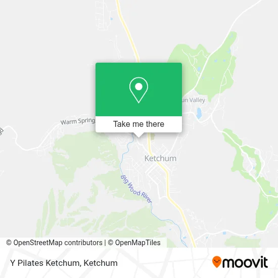 Y Pilates Ketchum map
