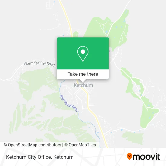 Ketchum City Office map