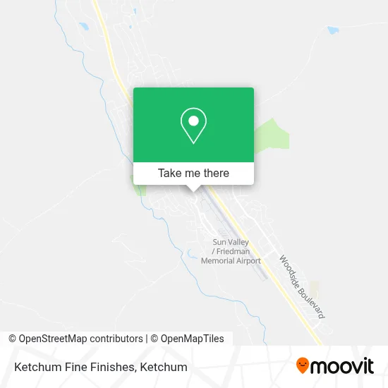 Ketchum Fine Finishes map