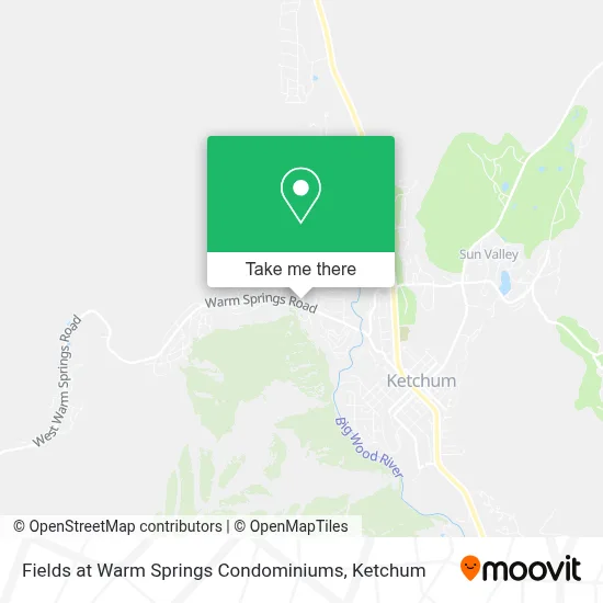 Fields at Warm Springs Condominiums map