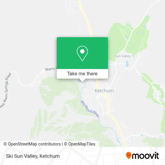 Ski Sun Valley map