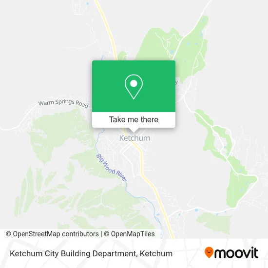 Ketchum City Building Department map