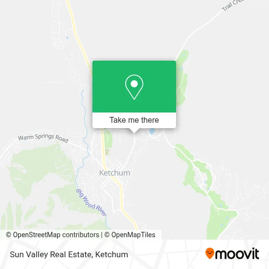 Sun Valley Real Estate map
