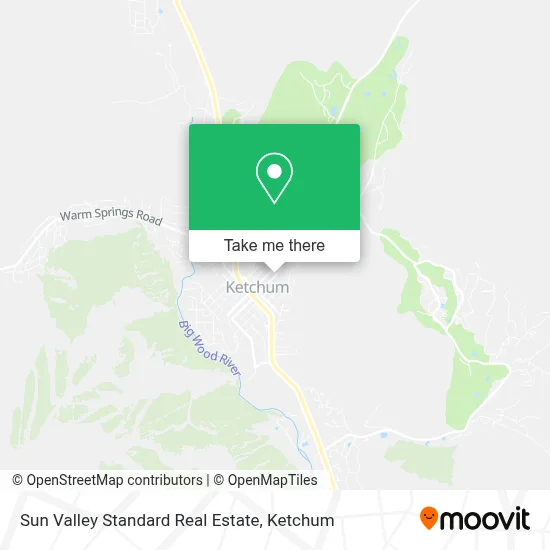 Sun Valley Standard Real Estate map