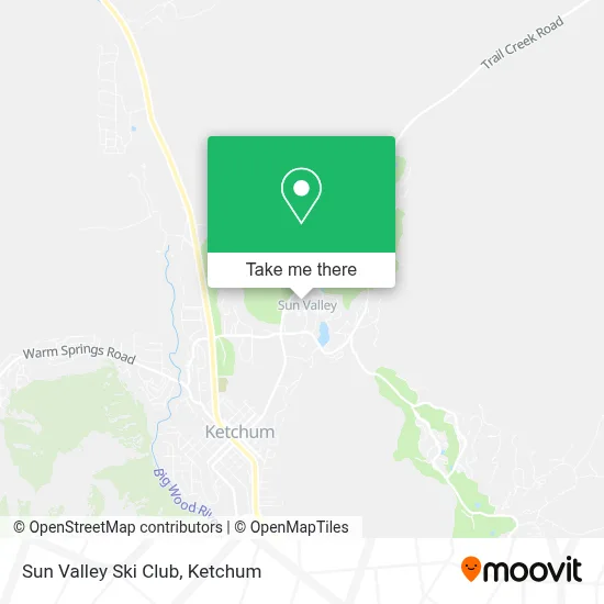 Sun Valley Ski Club map