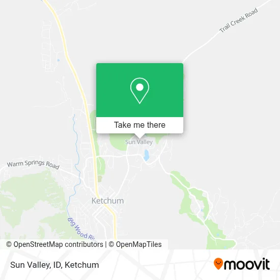 Sun Valley, ID map
