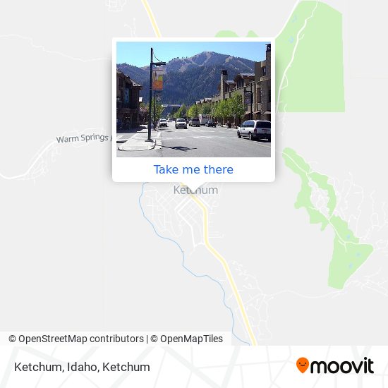 Mapa de Ketchum, Idaho