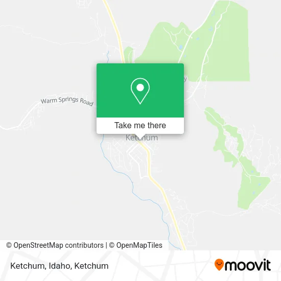 Ketchum, Idaho map