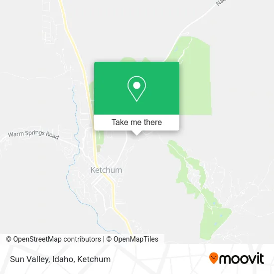 Sun Valley, Idaho map