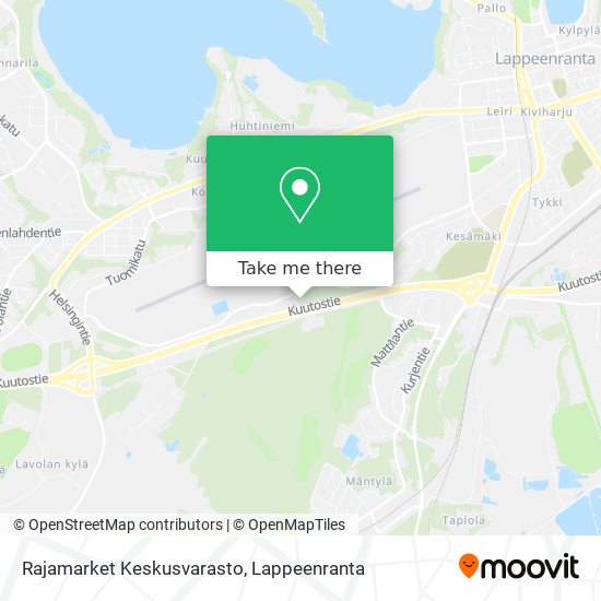 Rajamarket Keskusvarasto map