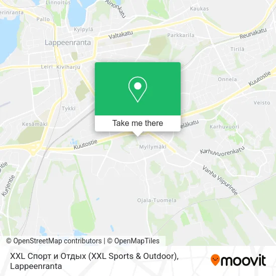 XXL Спорт и Отдых (XXL Sports & Outdoor) map