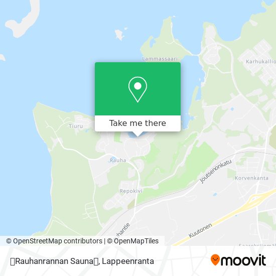 🛀Rauhanrannan Sauna🛀 map