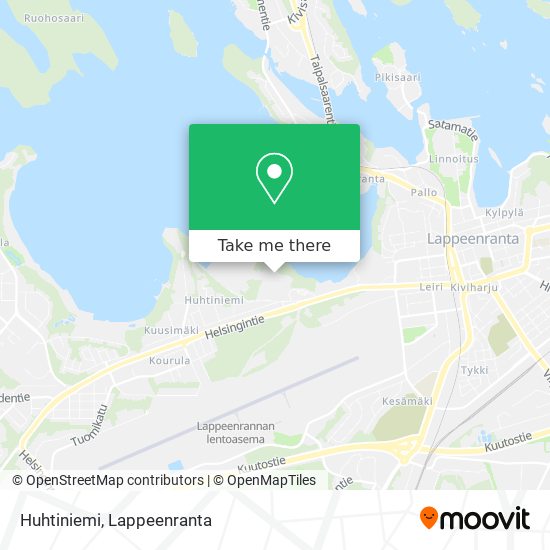 Huhtiniemi map