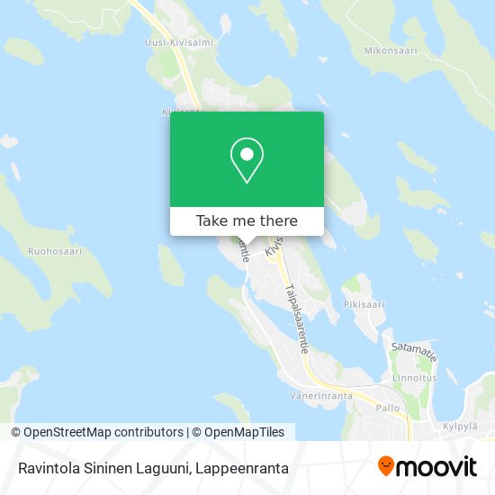 Ravintola Sininen Laguuni map