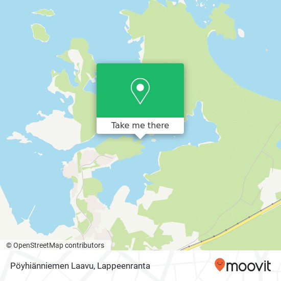 Pöyhiänniemen Laavu map