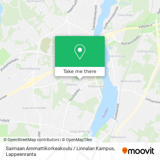 Saimaan Ammattikorkeakoulu / Linnalan Kampus map