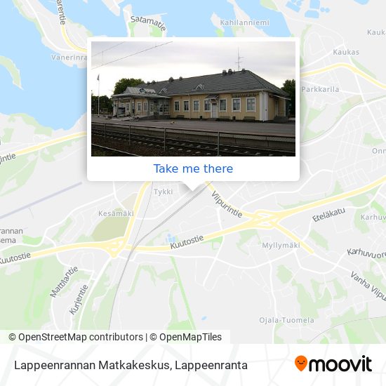 How to get to Lappeenrannan Matkakeskus in Lappeenranta by Bus?