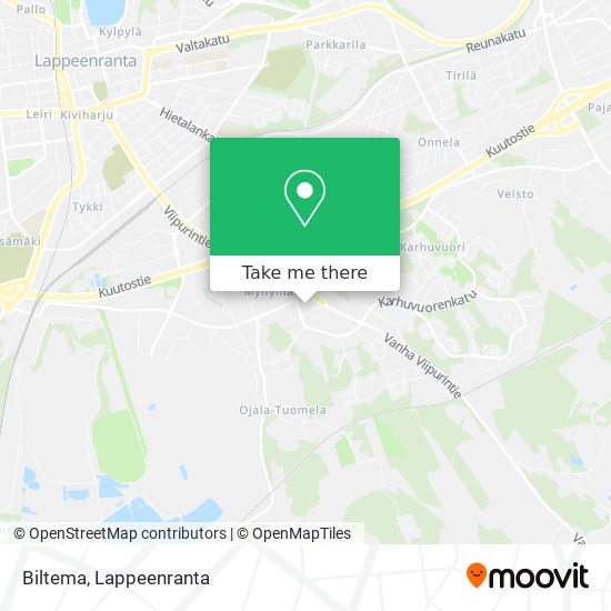 How to get to Biltema in Lappeenranta by Bus?