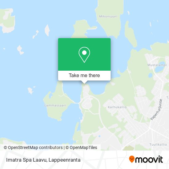 Imatra Spa Laavu map