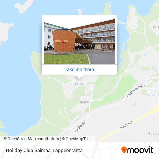 Holiday Club Saimaa map
