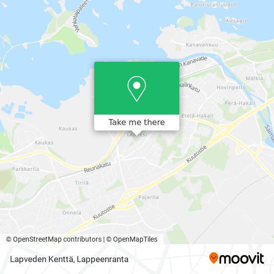 Lapveden Kenttä map