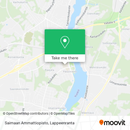 Saimaan Ammattiopisto map