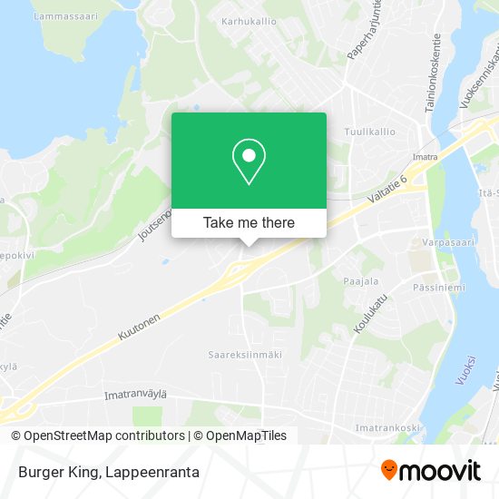 Burger King map