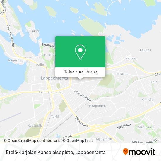 Etelä-Karjalan Kansalaisopisto map