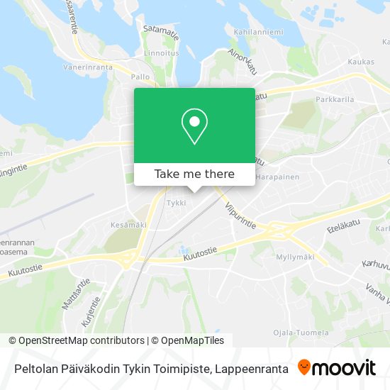 Peltolan Päiväkodin Tykin Toimipiste map