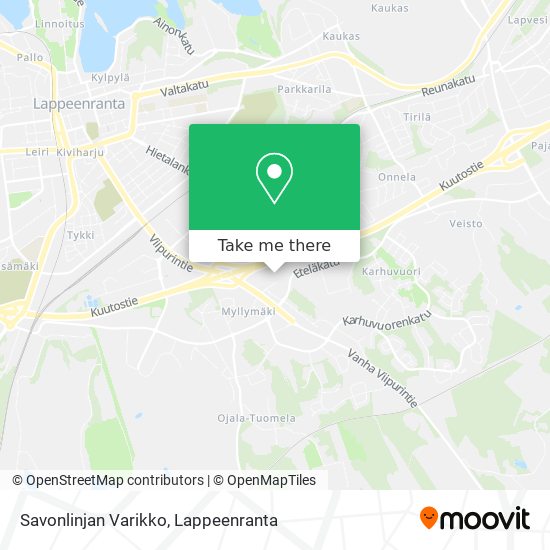 Savonlinjan Varikko map