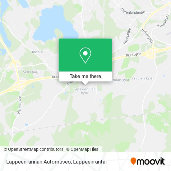 Lappeenrannan Automuseo map