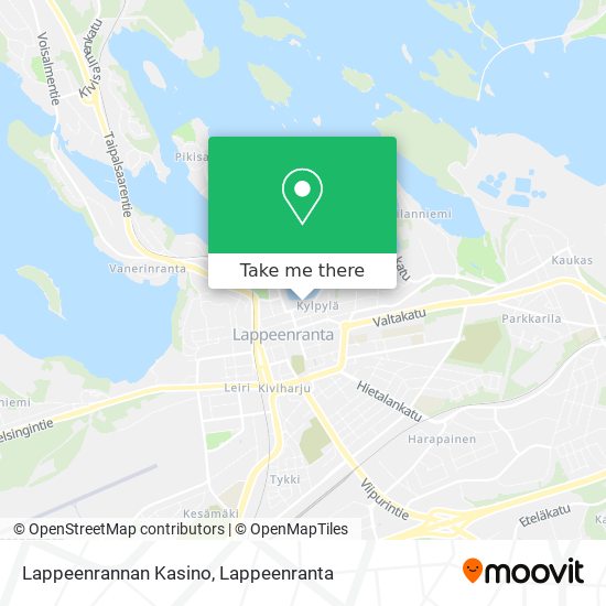 Lappeenrannan Kasino map