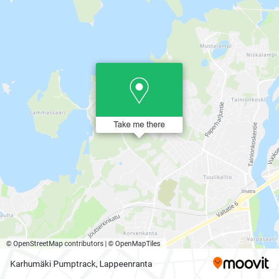 Karhumäki Pumptrack map