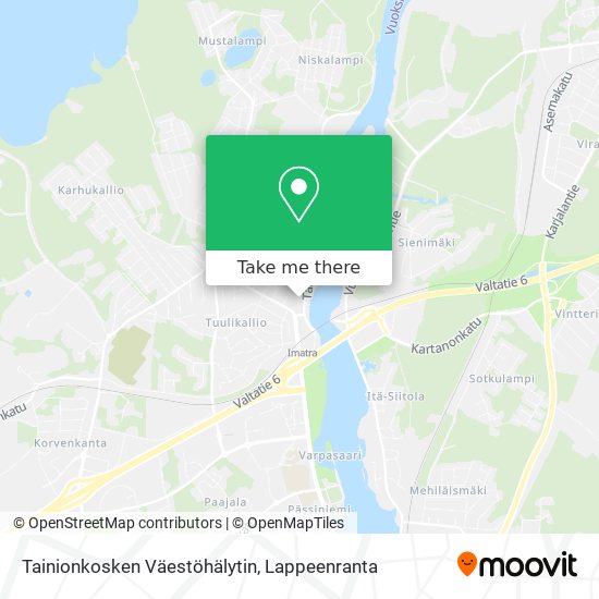 Tainionkosken Väestöhälytin map