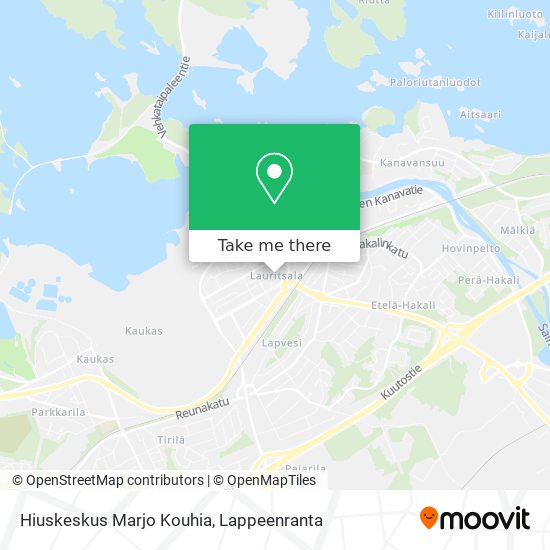 Hiuskeskus Marjo Kouhia map