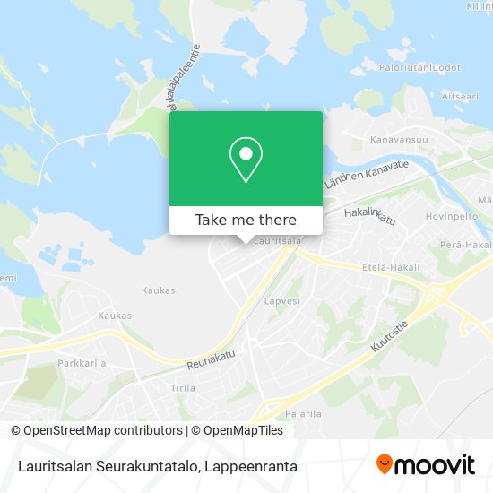 Lauritsalan Seurakuntatalo map