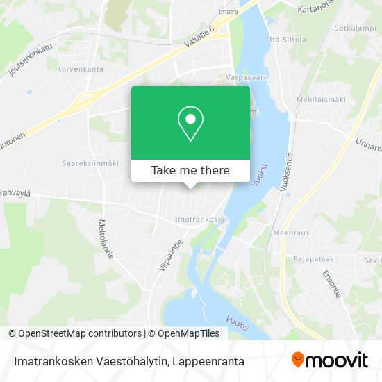 Imatrankosken Väestöhälytin map