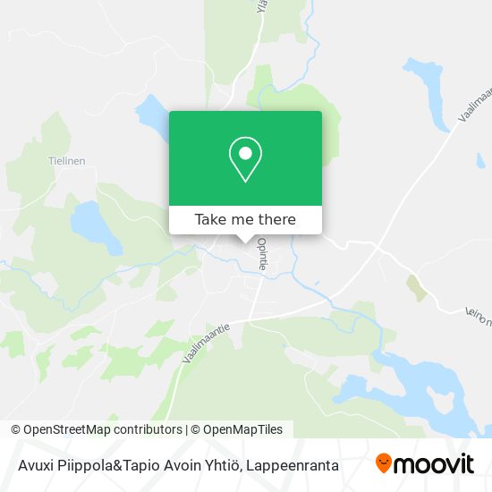 Avuxi Piippola&Tapio Avoin Yhtiö map