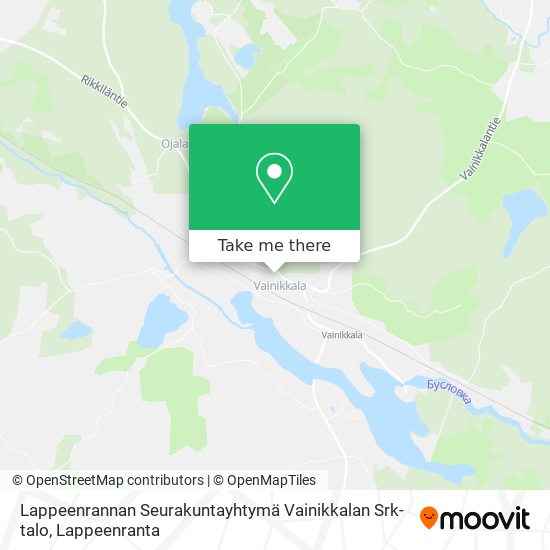 Lappeenrannan Seurakuntayhtymä Vainikkalan Srk-talo map