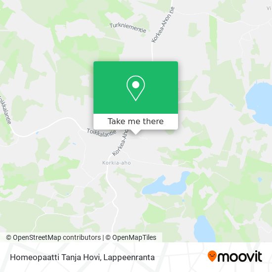 Homeopaatti Tanja Hovi map