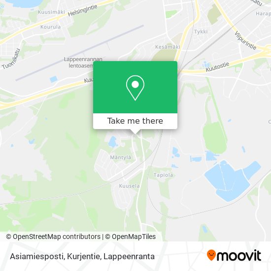 Asiamiesposti, Kurjentie map