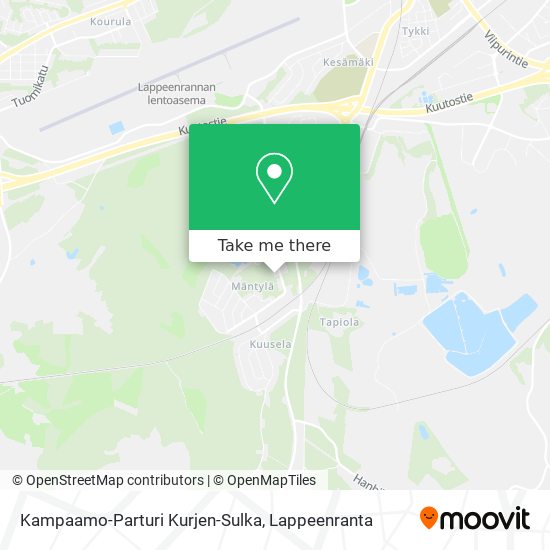 Kampaamo-Parturi Kurjen-Sulka map