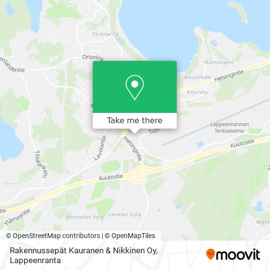 Rakennussepät Kauranen & Nikkinen Oy map