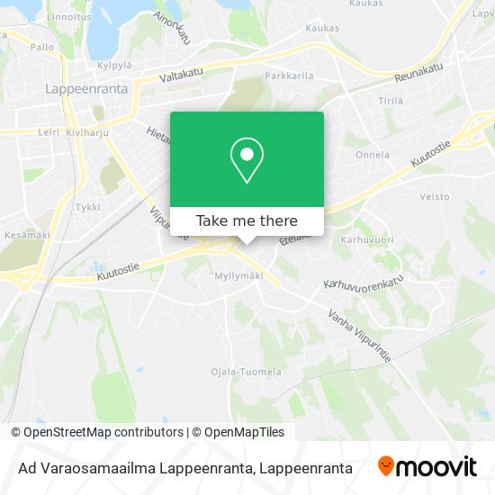 Ad Varaosamaailma Lappeenranta map