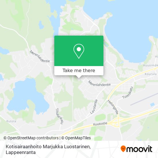 Kotisairaanhoito Marjukka Luostarinen map
