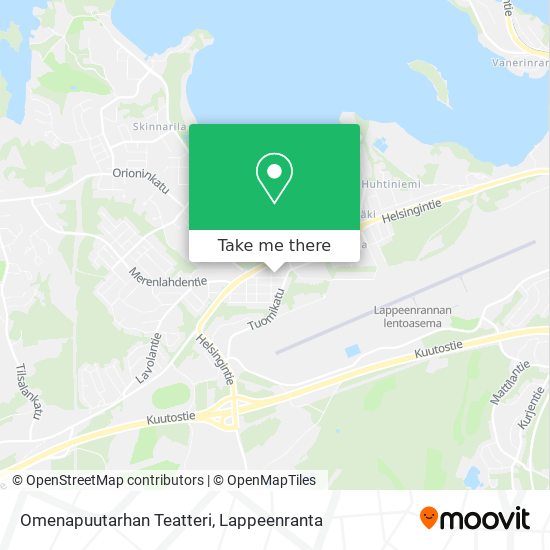 Omenapuutarhan Teatteri map