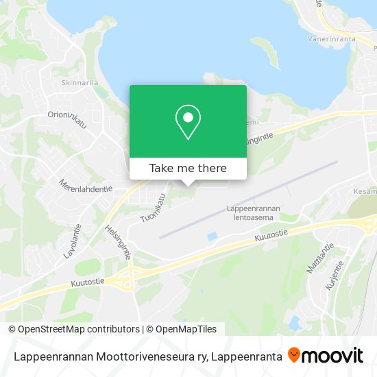 Lappeenrannan Moottoriveneseura ry map